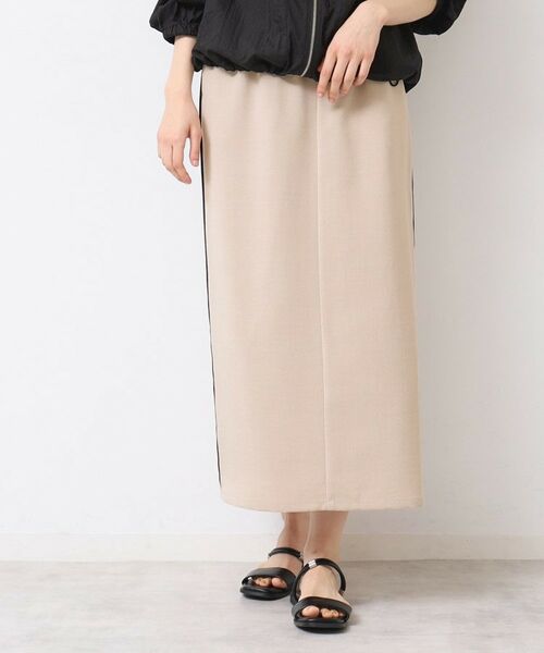 Dessin / デッサン ロング・マキシ丈スカート | 【セットアップ可能・洗える】配色ラインストレートスカート(S~L) | 詳細6