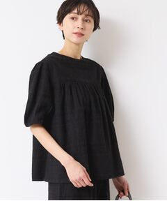 Dessin / デッサン シャツ・ブラウス | 【インド刺繍・セットアップ可能・洗える】クルーネックブラウス