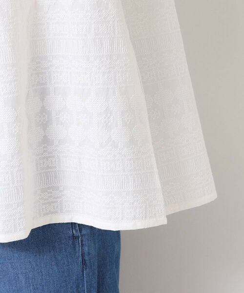 Dessin / デッサン シャツ・ブラウス | 【インド刺繍・セットアップ可能・洗える】クルーネックブラウス | 詳細15