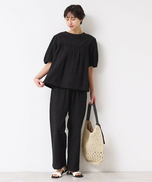 Dessin / デッサン シャツ・ブラウス | 【インド刺繍・セットアップ可能・洗える】クルーネックブラウス | 詳細3