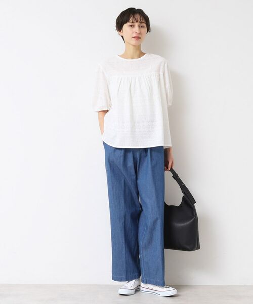 Dessin / デッサン シャツ・ブラウス | 【インド刺繍・セットアップ可能・洗える】クルーネックブラウス | 詳細6