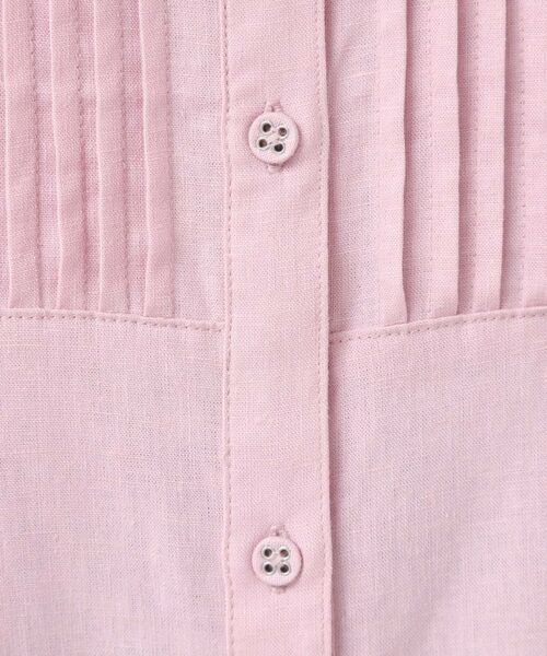 Dessin / デッサン シャツ・ブラウス | 【洗える】ピンタック入りバンドカラーブラウス(S~L) | 詳細12