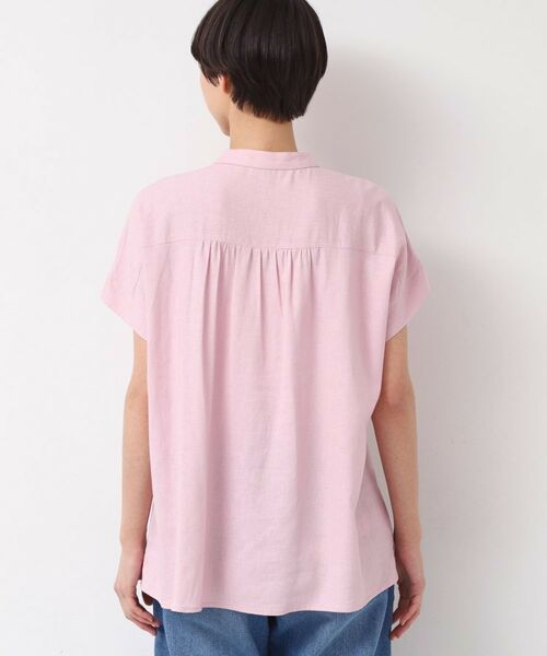 Dessin / デッサン シャツ・ブラウス | 【洗える】ピンタック入りバンドカラーブラウス(S~L) | 詳細15