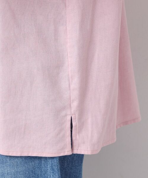 Dessin / デッサン シャツ・ブラウス | 【洗える】ピンタック入りバンドカラーブラウス(S~L) | 詳細18