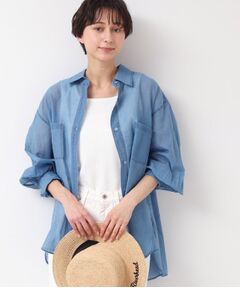 Dessin / デッサン シャツ・ブラウス | 【洗える】シアーデニムシャツ