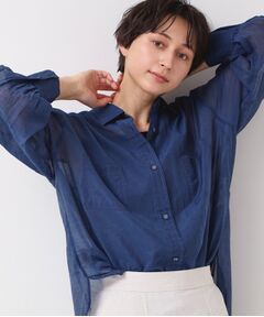 Dessin / デッサン シャツ・ブラウス | 【洗える】シアーデニムシャツ