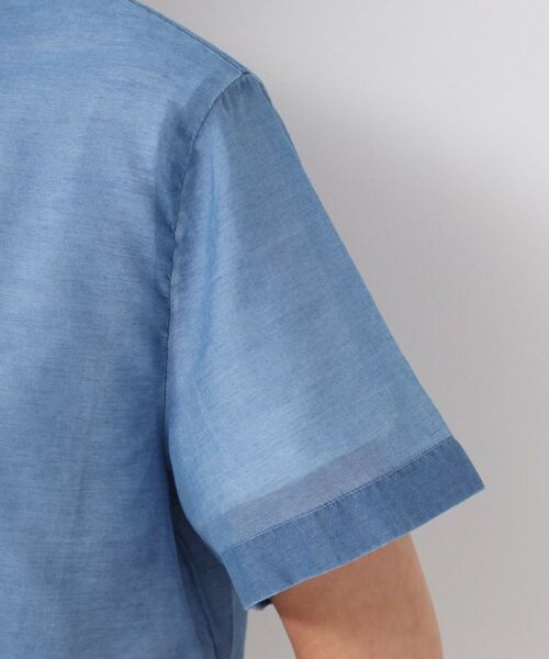 Dessin / デッサン シャツ・ブラウス | 【洗える】シアーデニムショート丈ブラウス | 詳細14