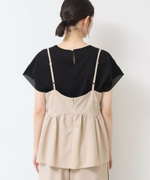 Dessin / デッサン キャミソール・チューブトップ | 【セットアップ可能・洗える】切り替えギャザー入りキャミソール | 詳細11