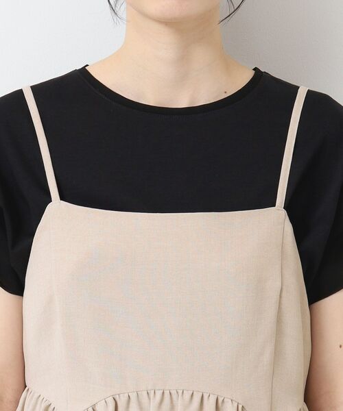 Dessin / デッサン キャミソール・チューブトップ | 【セットアップ可能・洗える】切り替えギャザー入りキャミソール | 詳細12