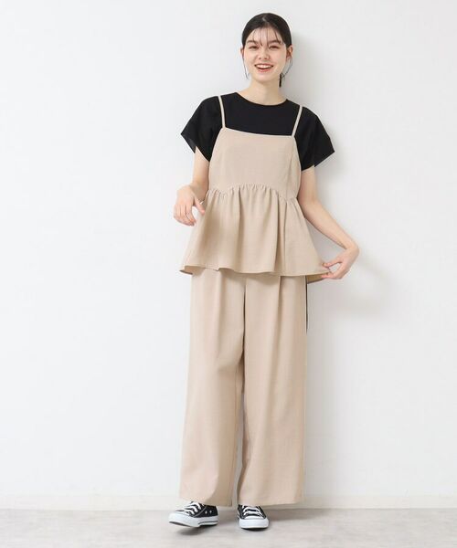 Dessin / デッサン キャミソール・チューブトップ | 【セットアップ可能・洗える】切り替えギャザー入りキャミソール | 詳細7