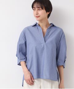 Dessin / デッサン シャツ・ブラウス | 【洗える・4サイズ展開】スキッパーシャツブラウス（XS～L）