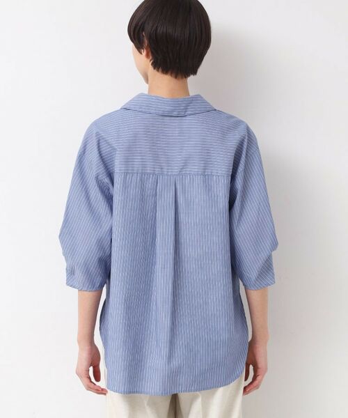 Dessin / デッサン シャツ・ブラウス | 【洗える・4サイズ展開】スキッパーシャツブラウス(XS~L) | 詳細15