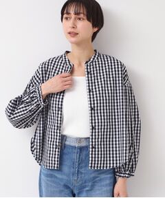 Dessin / デッサン シャツ・ブラウス | 【洗える・4サイズ展開】バンドカラーシャツ（XS～L）