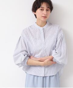 Dessin / デッサン シャツ・ブラウス | 【洗える・4サイズ展開】バンドカラーシャツ（XS～L）