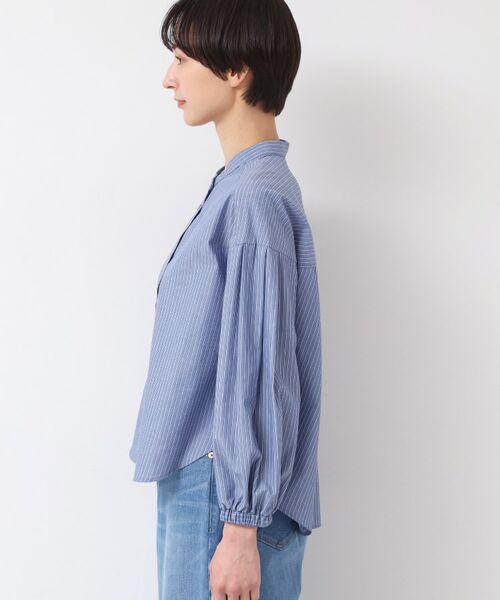 Dessin / デッサン シャツ・ブラウス | 【洗える・4サイズ展開】バンドカラーシャツ(XS~L) | 詳細14