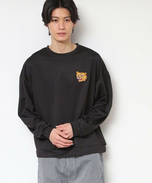Dessin / デッサン スウェット | 【洗える】タイガー刺繍スウェット | 詳細1