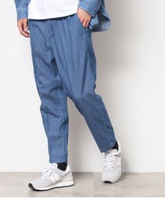Dessin / デッサン ショート・ハーフ・半端丈パンツ | 【ウエストゴム・洗える】綿麻デニムリラックスパンツ