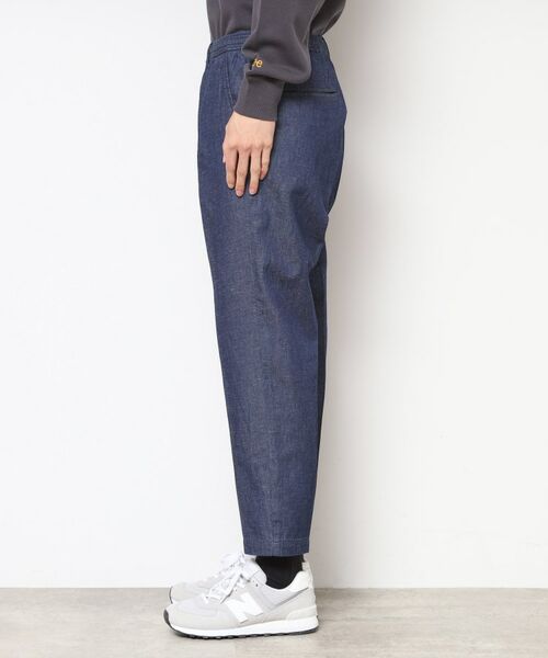 Dessin / デッサン ショート・ハーフ・半端丈パンツ | 【ウエストゴム・洗える】綿麻デニムリラックスパンツ | 詳細10