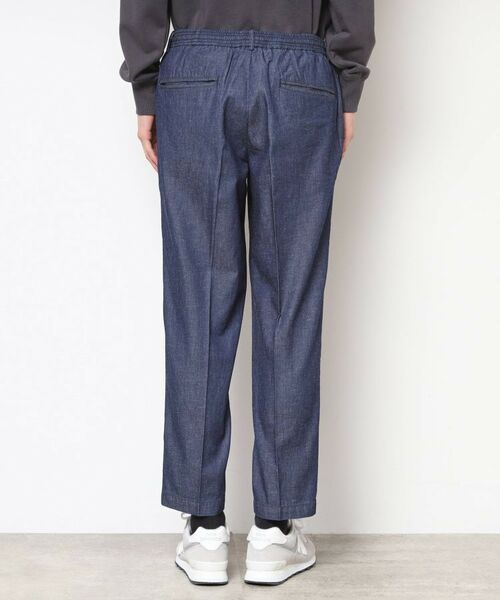 Dessin / デッサン ショート・ハーフ・半端丈パンツ | 【ウエストゴム・洗える】綿麻デニムリラックスパンツ | 詳細11