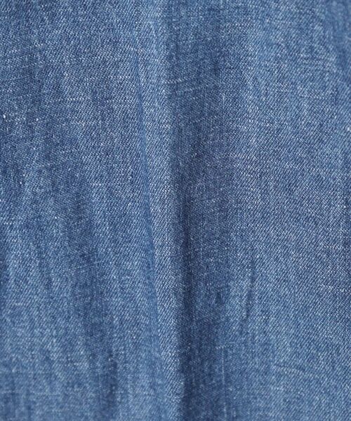 Dessin / デッサン ショート・ハーフ・半端丈パンツ | 【ウエストゴム・洗える】綿麻デニムリラックスパンツ | 詳細4