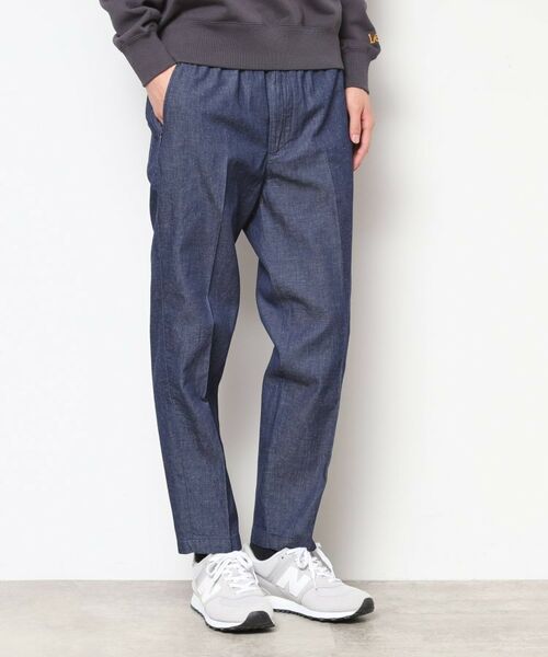 Dessin / デッサン ショート・ハーフ・半端丈パンツ | 【ウエストゴム・洗える】綿麻デニムリラックスパンツ | 詳細5
