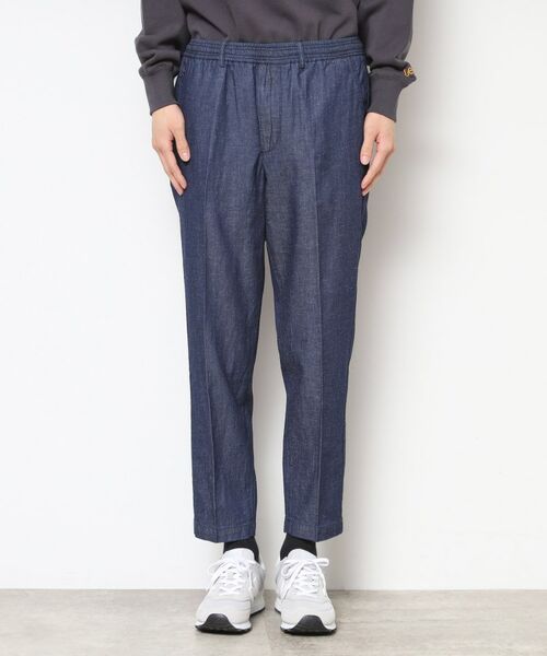 Dessin / デッサン ショート・ハーフ・半端丈パンツ | 【ウエストゴム・洗える】綿麻デニムリラックスパンツ | 詳細9