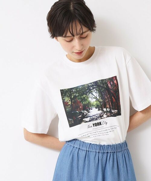 Dessin/デッサン 【ユニセックス】フォトTシャツ ホワイト(001) 04(LL) Dessin/デッサン 【ユニセックス】フォトTシャツ ホワイト(001) 04(LL)