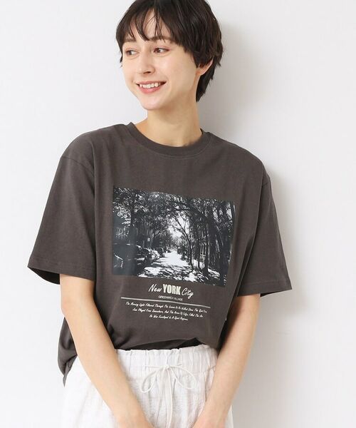 Dessin/デッサン 【ユニセックス】フォトTシャツ チャコールグレー(014) 03(L) Dessin/デッサン 【ユニセックス】フォトTシャツ チャコールグレー(014) 03(L)