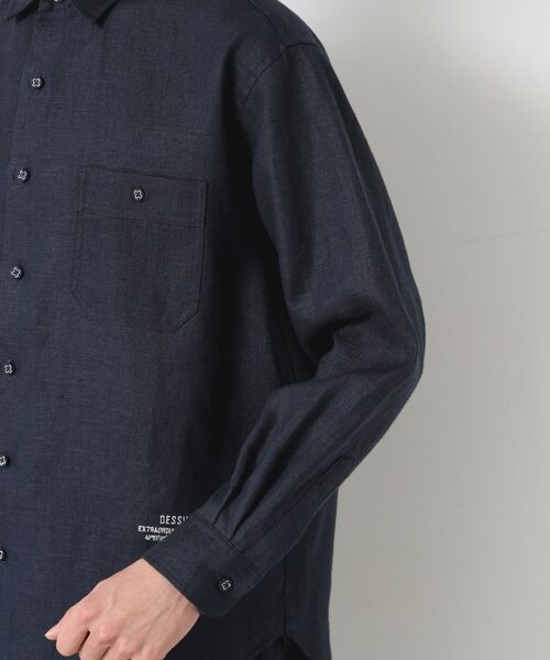 Dessin / デッサン Tシャツ | 【ユニセックス】リネンシャツ | 詳細14