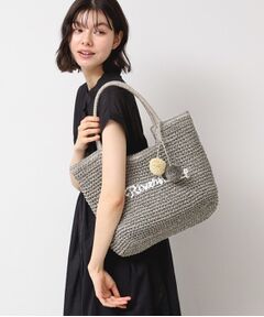 Dessin / デッサン トートバッグ | 【軽量・A4収納可】ポンポンチャームペーパーロゴトートバッグ