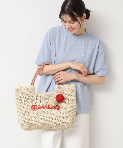 Dessin / デッサン トートバッグ | 【軽量・A4収納可】ポンポンチャームペーパーロゴトートバッグ | 詳細11