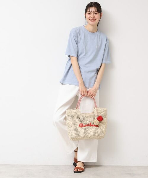 Dessin / デッサン トートバッグ | 【軽量・A4収納可】ポンポンチャームペーパーロゴトートバッグ | 詳細12