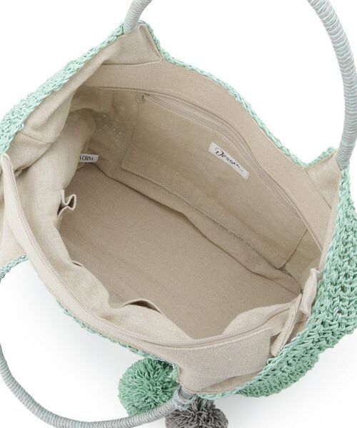 Dessin / デッサン トートバッグ | 【軽量・A4収納可】ポンポンチャームペーパーロゴトートバッグ | 詳細22