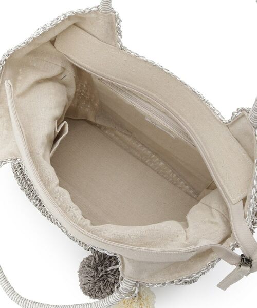 Dessin / デッサン トートバッグ | 【軽量・A4収納可】ポンポンチャームペーパーロゴトートバッグ | 詳細23