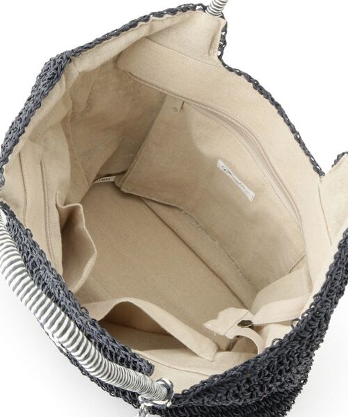 Dessin / デッサン トートバッグ | 【軽量・A4収納可】ポンポンチャームペーパーロゴトートバッグ | 詳細25