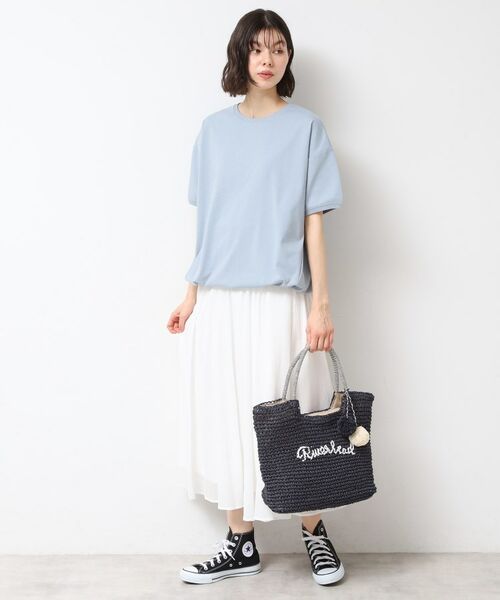 Dessin / デッサン トートバッグ | 【軽量・A4収納可】ポンポンチャームペーパーロゴトートバッグ | 詳細8