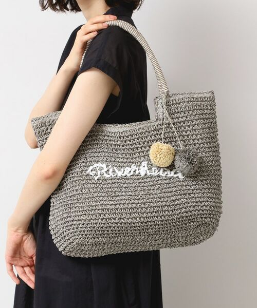 Dessin / デッサン トートバッグ | 【軽量・A4収納可】ポンポンチャームペーパーロゴトートバッグ | 詳細9