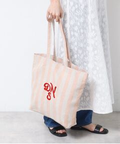 Dessin / デッサン トートバッグ | ストライプロゴ刺繍トート