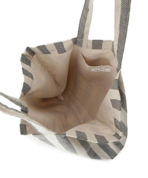 Dessin / デッサン トートバッグ | ストライプロゴ刺繍トート | 詳細13