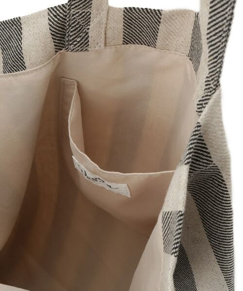 Dessin / デッサン トートバッグ | ストライプロゴ刺繍トート | 詳細17