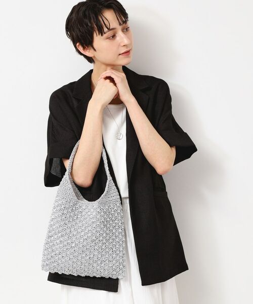 Dessin / デッサン トートバッグ | 【軽量】メタリックヤーンワンハンドルバッグ | 詳細1