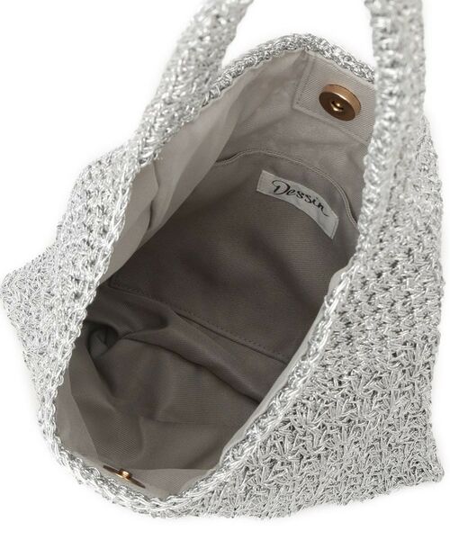Dessin / デッサン トートバッグ | 【軽量】メタリックヤーンワンハンドルバッグ | 詳細13