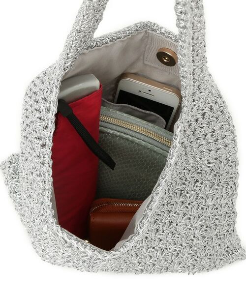 Dessin / デッサン トートバッグ | 【軽量】メタリックヤーンワンハンドルバッグ | 詳細16