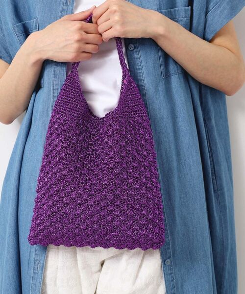 Dessin / デッサン トートバッグ | 【軽量】メタリックヤーンワンハンドルバッグ | 詳細5