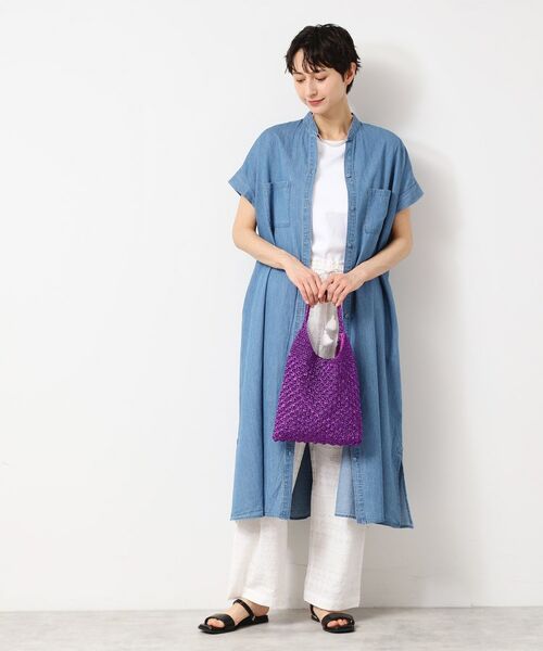 Dessin / デッサン トートバッグ | 【軽量】メタリックヤーンワンハンドルバッグ | 詳細6