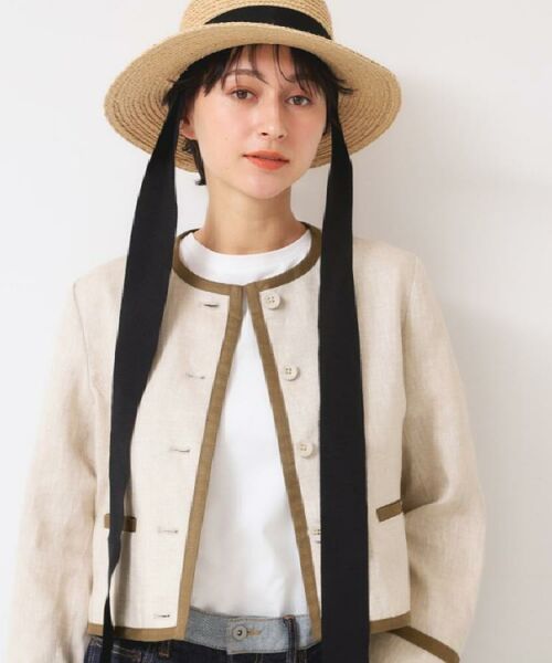 Dessin / デッサン ハット | リボンカンカン帽 | 詳細1