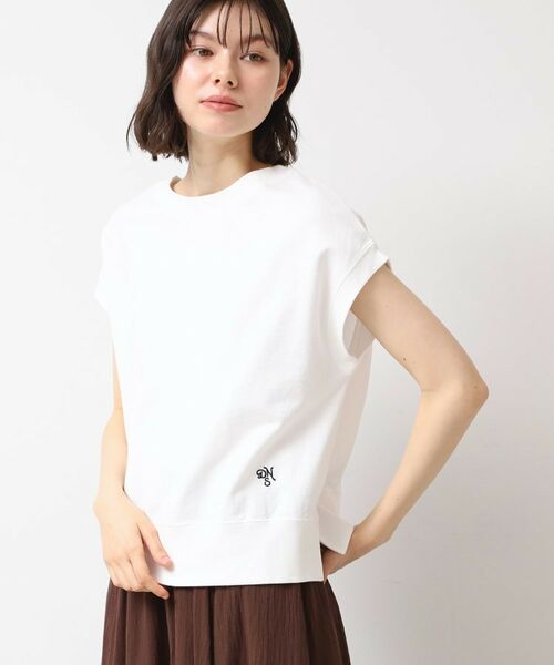 Dessin / デッサン カットソー | 【洗える】フレンチスリーブリブ付きカットソー(S~L) | 詳細1