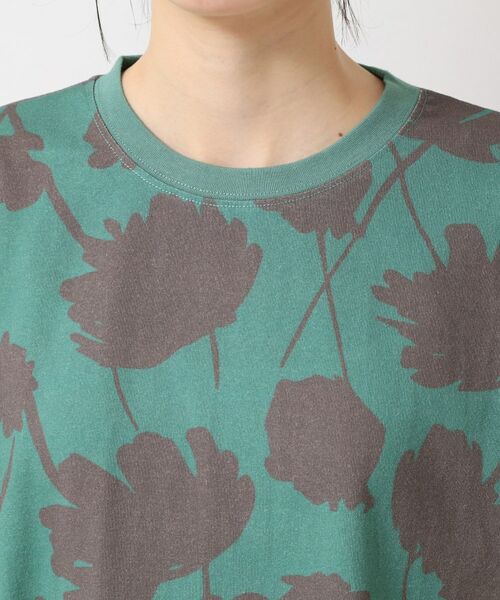Dessin / デッサン カットソー | 【リンクコーデ・洗える】フラワープリントTシャツ | 詳細12