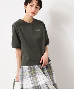 Dessin / デッサン カットソー | 【洗える】クロップド丈ポイントロゴ入りカットソー（S～L）