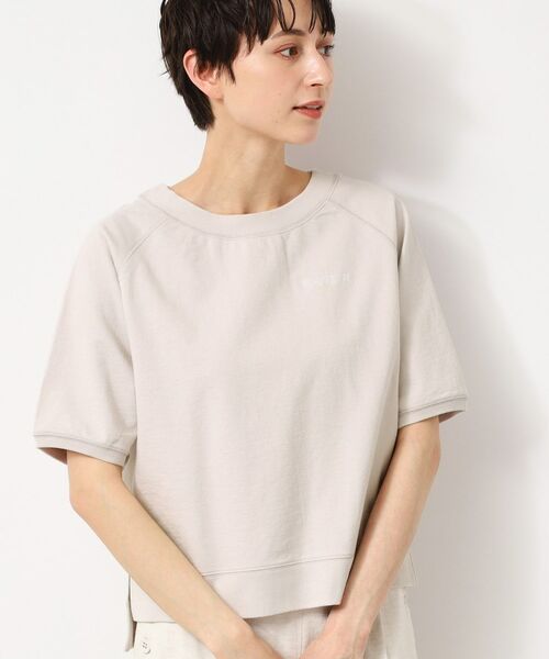 Dessin / デッサン カットソー | 【洗える】クロップド丈ポイントロゴ入りカットソー（S～L） | 詳細9
